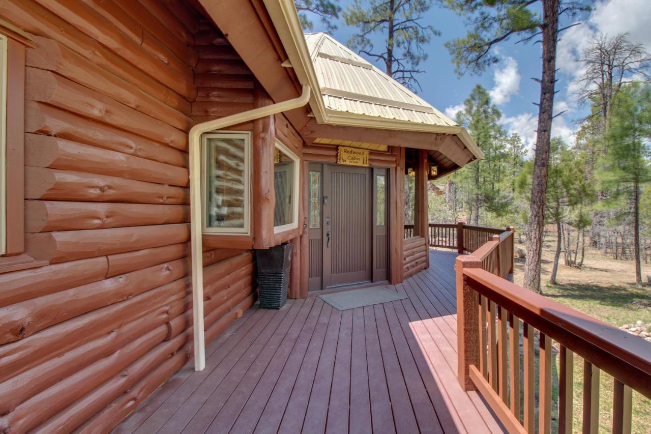 Lakeside Cabin On 2 Acres With Fire Pit And Hot Tub! Pinetop-Lakeside Exterior photo