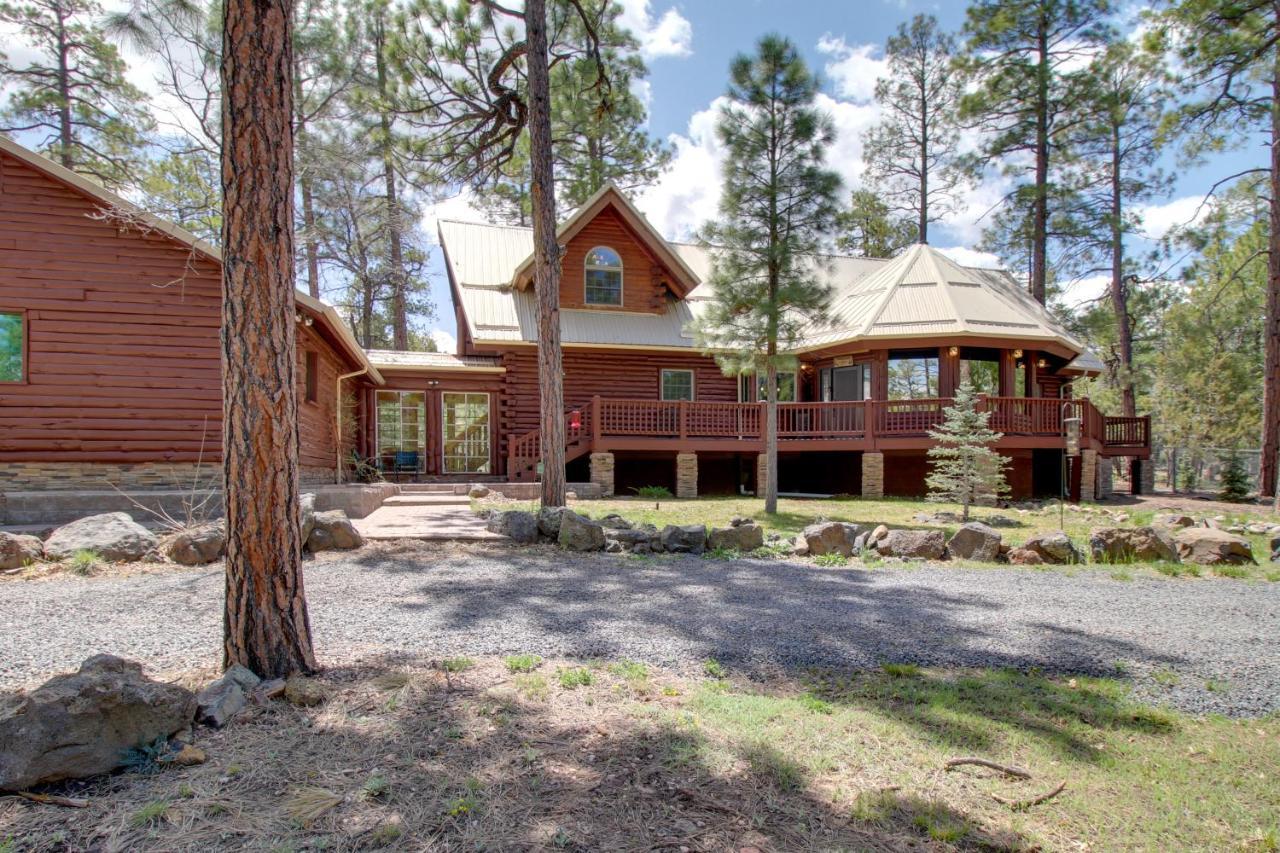 Lakeside Cabin On 2 Acres With Fire Pit And Hot Tub! Pinetop-Lakeside Exterior photo